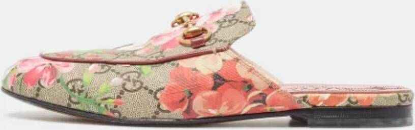 Gucci Vintage Pre-owned Canvas mules Multicolor Dames