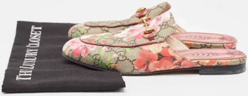 Gucci Vintage Pre-owned Canvas mules Multicolor Dames