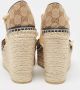 Gucci Vintage Pre-owned Canvas sandals Beige Dames - Thumbnail 5