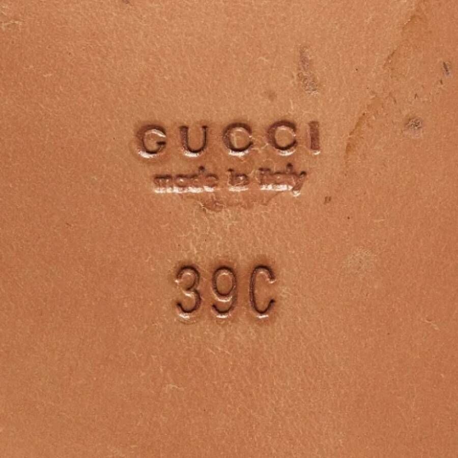 Gucci Vintage Pre-owned Canvas sandals Beige Dames