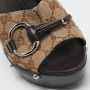 Gucci Vintage Pre-owned Canvas sandals Beige Dames - Thumbnail 8