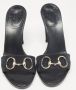 Gucci Vintage Pre-owned Canvas sandals Blue Dames - Thumbnail 3