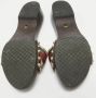 Gucci Vintage Pre-owned Canvas sandals Brown Dames - Thumbnail 6