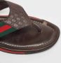 Gucci Vintage Pre-owned Canvas sandals Brown Heren - Thumbnail 7