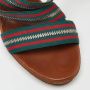 Gucci Vintage Pre-owned Canvas sandals Green Dames - Thumbnail 7