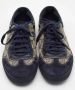 Gucci Vintage Pre-owned Canvas sneakers Blue Dames - Thumbnail 3