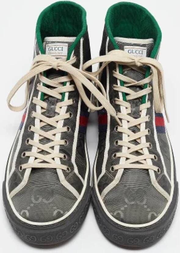 Gucci Vintage Pre-owned Canvas sneakers Gray Heren