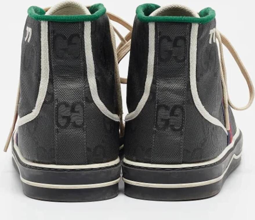 Gucci Vintage Pre-owned Canvas sneakers Gray Heren