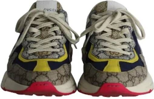 Gucci Vintage Pre-owned Canvas sneakers Multicolor Dames