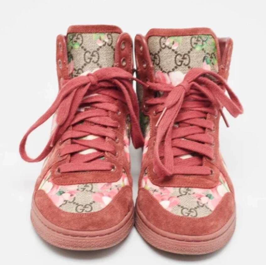 Gucci Vintage Pre-owned Canvas sneakers Multicolor Dames