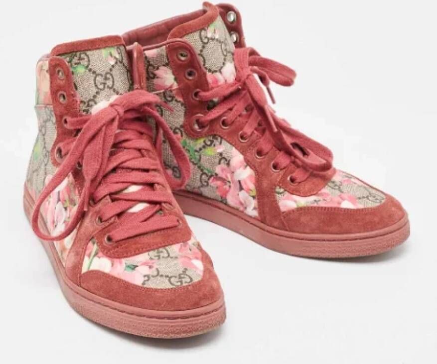 Gucci Vintage Pre-owned Canvas sneakers Multicolor Dames