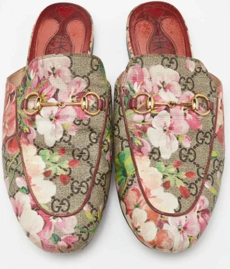 Gucci Vintage Pre-owned Coated canvas mules Multicolor Dames