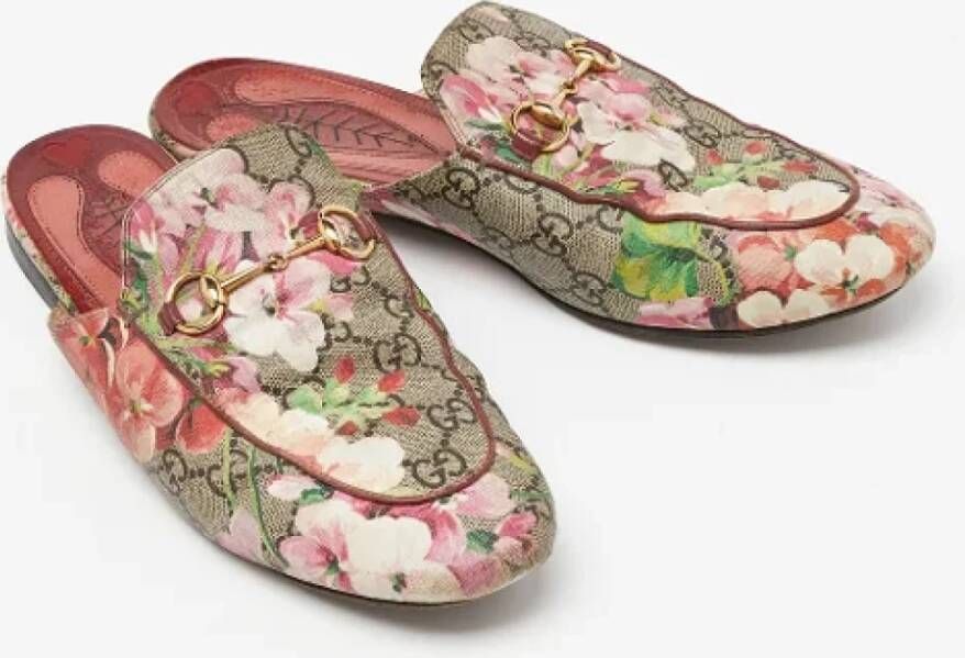 Gucci Vintage Pre-owned Coated canvas mules Multicolor Dames