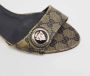 Gucci Vintage Pre-owned Coated canvas sandals Brown Dames - Thumbnail 6