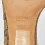 Gucci Vintage Pre-owned Coated canvas sandals Brown Dames - Thumbnail 7