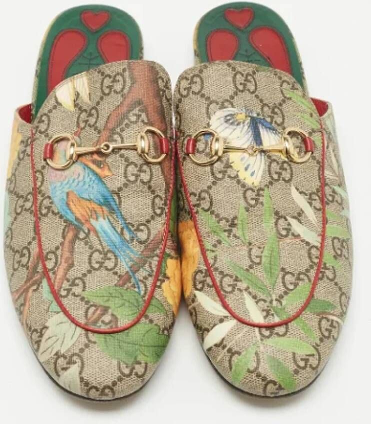 Gucci Vintage Pre-owned Coated canvas sandals Multicolor Dames