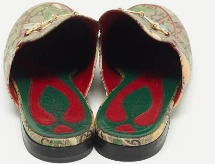 Gucci Vintage Pre-owned Coated canvas sandals Multicolor Dames