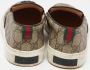 Gucci Vintage Pre-owned Coated canvas sneakers Beige Dames - Thumbnail 5