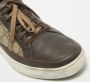 Gucci Vintage Pre-owned Coated canvas sneakers Beige Heren - Thumbnail 6