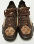 Gucci Vintage Pre-owned Coated canvas sneakers Beige Heren - Thumbnail 2