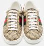 Gucci Vintage Pre-owned Coated canvas sneakers Beige Heren - Thumbnail 3