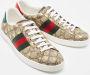 Gucci Vintage Pre-owned Coated canvas sneakers Beige Heren - Thumbnail 4