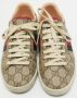 Gucci Vintage Pre-owned Coated canvas sneakers Multicolor Dames - Thumbnail 3