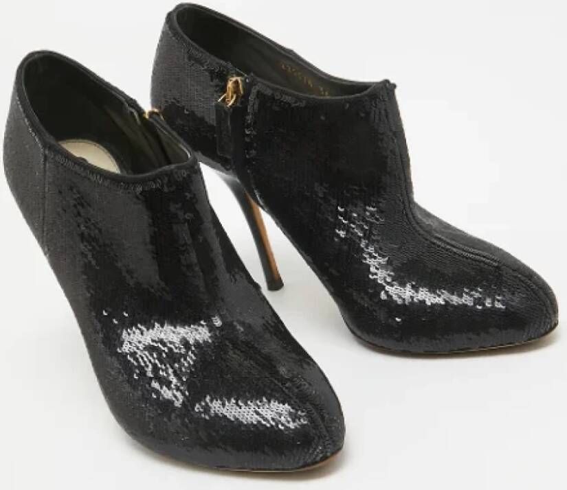 Gucci Vintage Pre-owned Fabric boots Black Dames