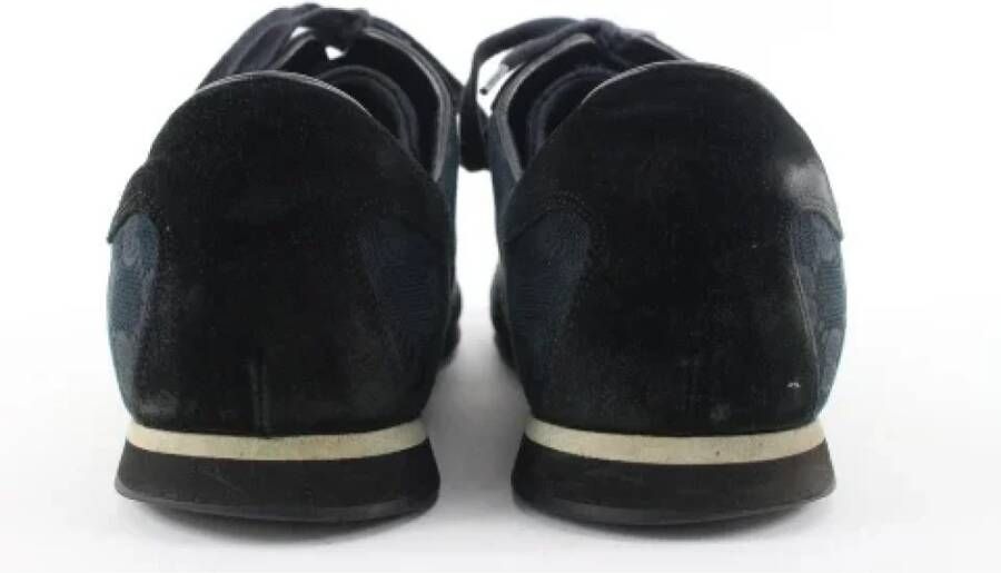 Gucci Vintage Pre-owned Fabric sneakers Black Dames