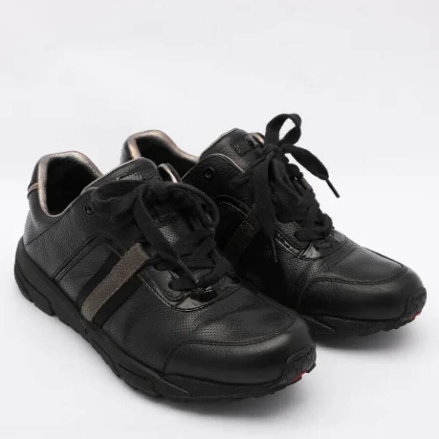 Gucci Vintage Pre-owned Fabric sneakers Black Dames