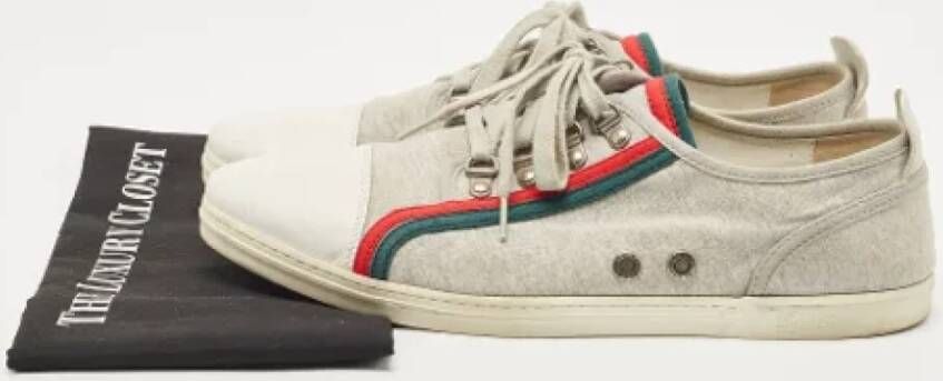 Gucci Vintage Pre-owned Fabric sneakers Gray Dames