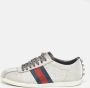 Gucci Vintage Pre-owned Fabric sneakers Gray Dames - Thumbnail 2