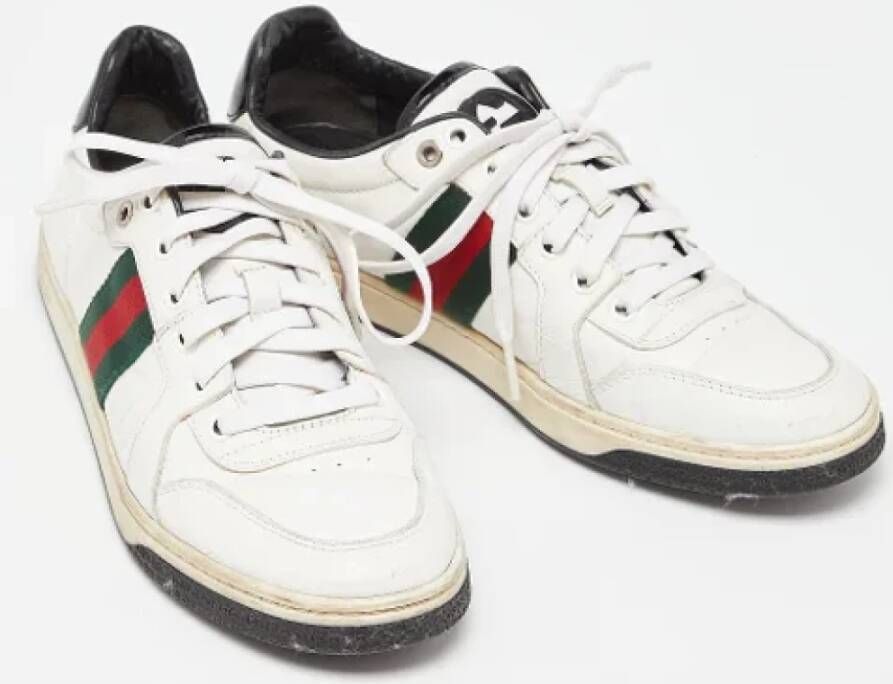 Gucci Vintage Pre-owned Fabric sneakers White Dames