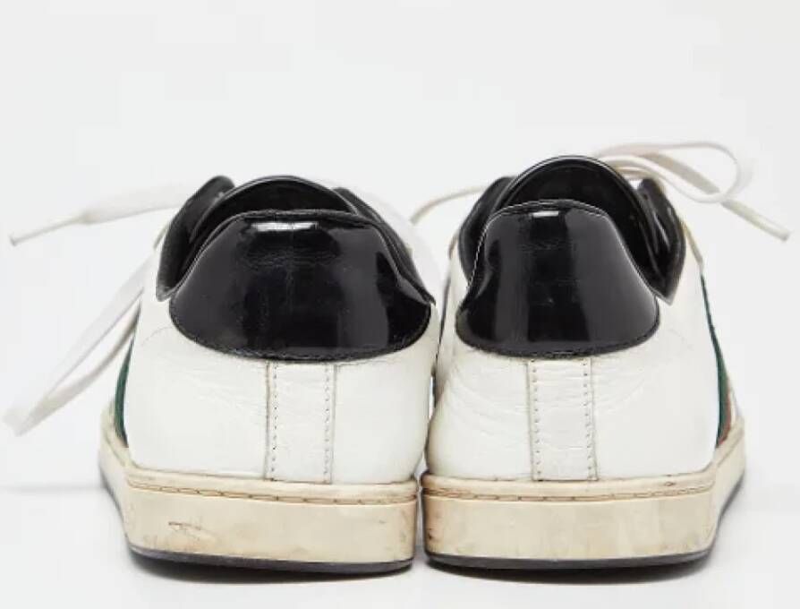 Gucci Vintage Pre-owned Fabric sneakers White Dames