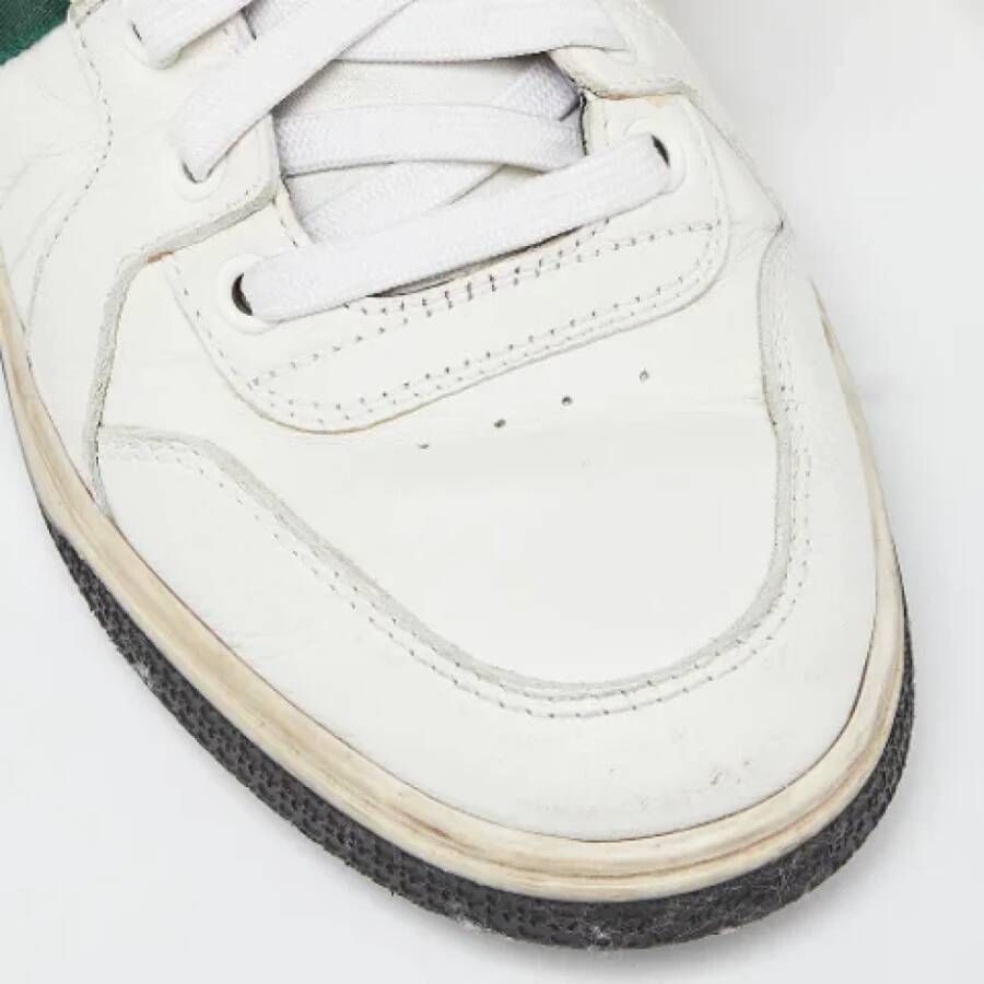 Gucci Vintage Pre-owned Fabric sneakers White Dames