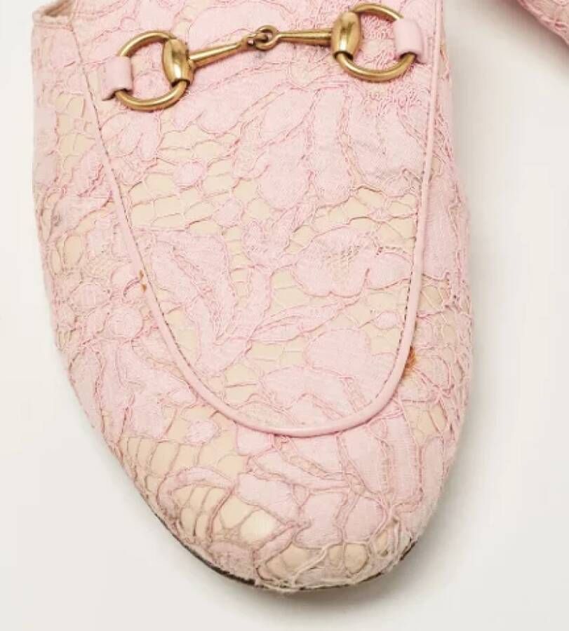 Gucci Vintage Pre-owned Lace mules Pink Dames