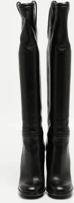 Gucci Vintage Pre-owned Leather boots Black Dames