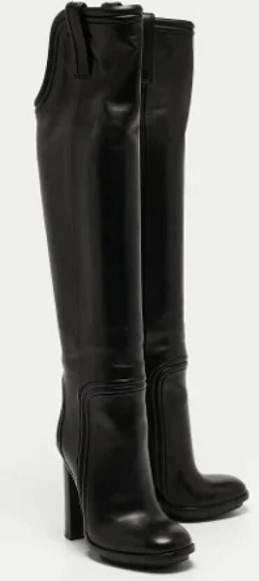 Gucci Vintage Pre-owned Leather boots Black Dames