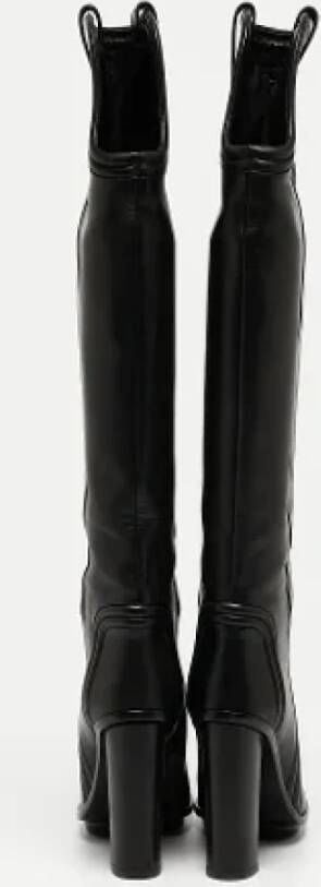 Gucci Vintage Pre-owned Leather boots Black Dames