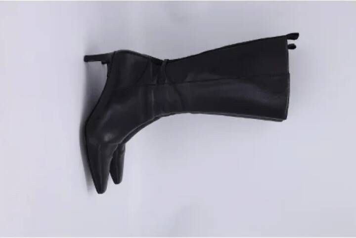 Gucci Vintage Pre-owned Leather boots Black Dames