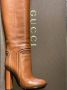 Gucci Vintage Pre-owned Leather boots Brown Dames - Thumbnail 6