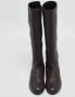 Gucci Vintage Pre-owned Leather boots Brown Dames - Thumbnail 3