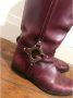 Gucci Vintage Pre-owned Leather boots Red Dames - Thumbnail 2