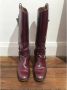 Gucci Vintage Pre-owned Leather boots Red Dames - Thumbnail 3