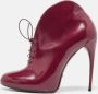 Gucci Vintage Pre-owned Leather boots Red Dames - Thumbnail 2