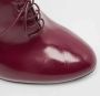 Gucci Vintage Pre-owned Leather boots Red Dames - Thumbnail 8