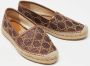 Gucci Vintage Pre-owned Leather espadrilles Brown Dames - Thumbnail 4