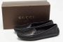 Gucci Vintage Pre-owned Leather flats Black Dames - Thumbnail 9