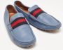 Gucci Vintage Pre-owned Leather flats Blue Dames - Thumbnail 4