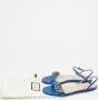 Gucci Vintage Pre-owned Leather flats Blue Dames - Thumbnail 9